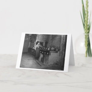 Food Cooked in Turkish Restaurant Photograph Card