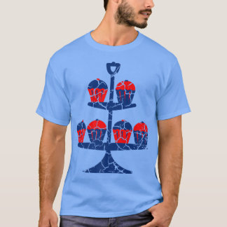 food cooking foodie cupcakes distressed 301  T-Shirt