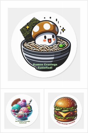 Food Cravings Stickers