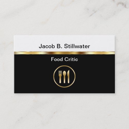 Food Critic Business Cards