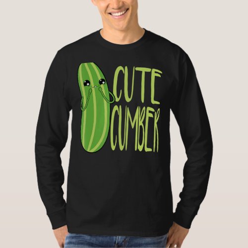 Food Cute Cucumber Farmer T_Shirt