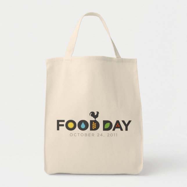 Food Day Grocery Tote Bag (Front)