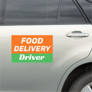 Food Delivery Driver Service Merch Car Accessories Car Magnet