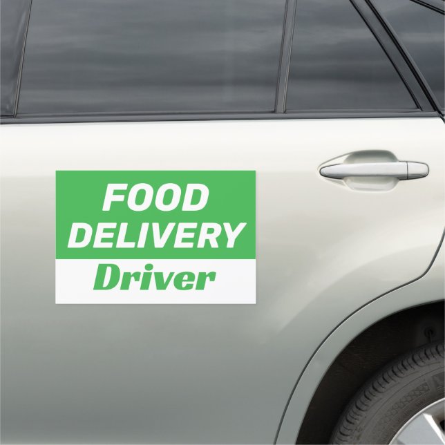 Food Delivery Driver Service Merch Car Accessories Magnet (In Situ)