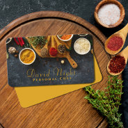 Food Design Personal Chef Catering Business Card at Zazzle