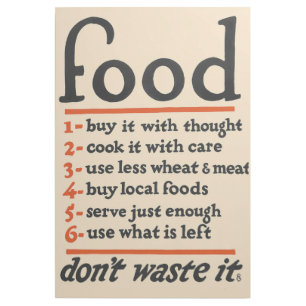 Food Don't Waste It Wood Wall Art Decor