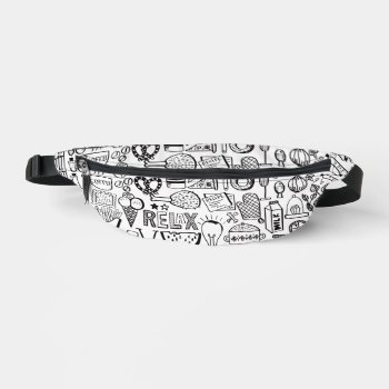 Food Doodles Fanny Pack by BlayzeInk at Zazzle