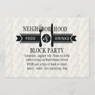 Food & Drinks Invitation