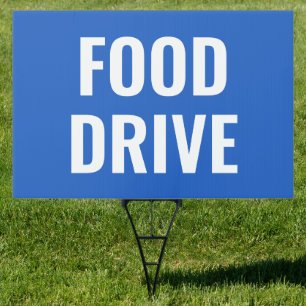 Food Drive Sign