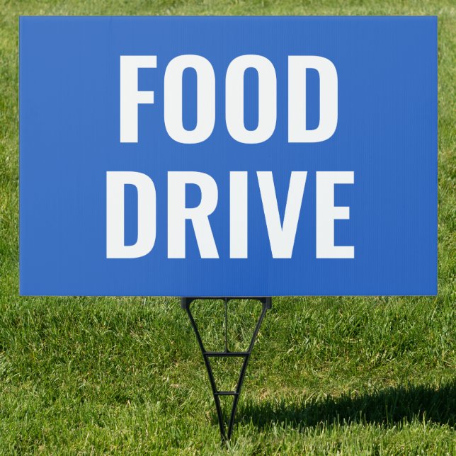 Food Drive Sign (Insitu)
