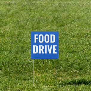 Food Drive Sign