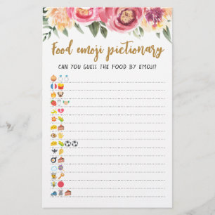 Food Emoji Pictionary game Quiz with Answers