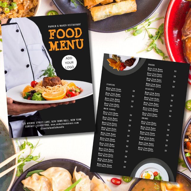 Food Festival Catering Restaurant Business Menu (Creator Uploaded)