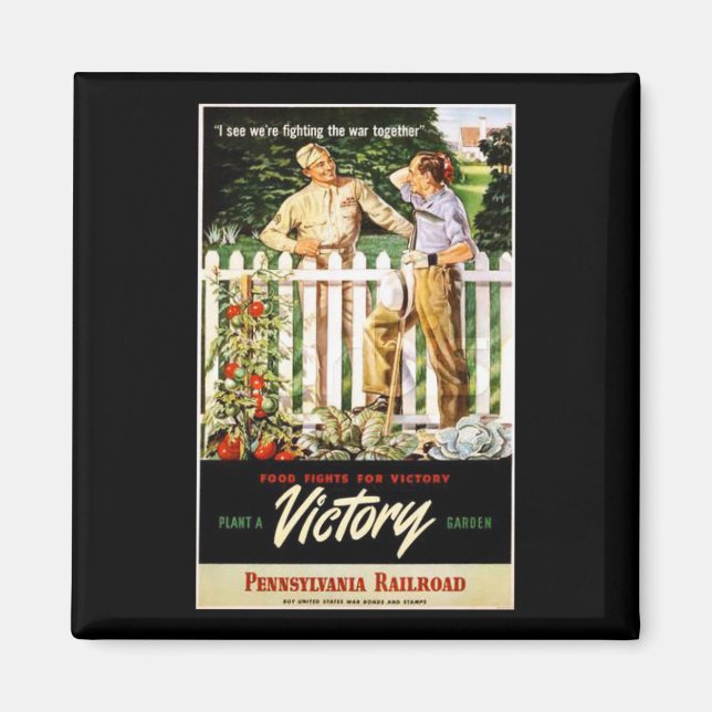 Food Fights for Victory Magnet (Front)