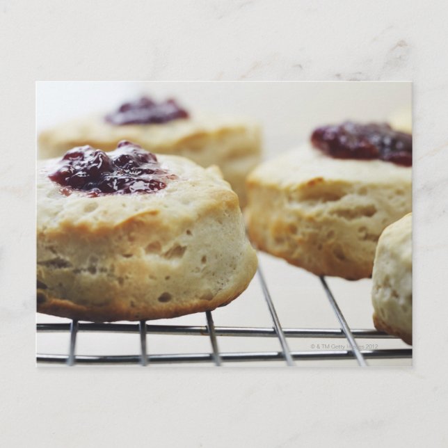 Food, Food And Drink, Buttermilk, Biscuit, Postcard (Front)