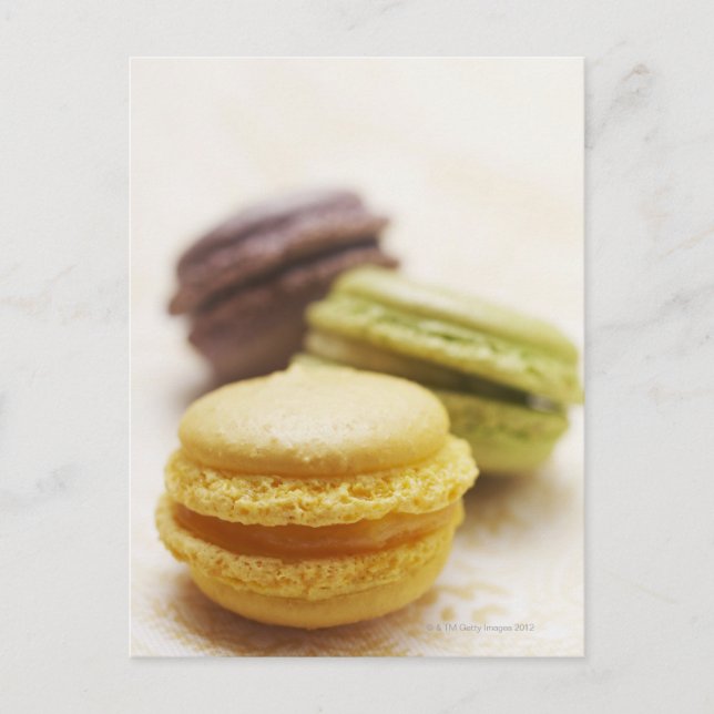 Food, Food And Drink, Dessert, Cookie, French, Postcard (Front)