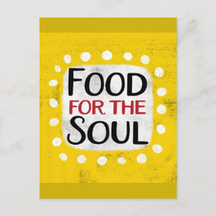 Food For The Soul Postcard