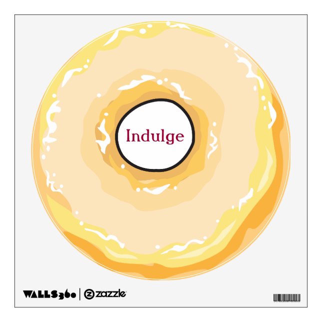 Food For Thought_Indulge_Glazed Donut Wall Decal (Front)