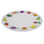 Food For Thought_totally Fruity_circle Of Citrus Cutting Board at Zazzle