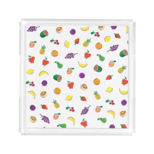 Food For Thought_Totally Fruity_Pattern Party Time Acrylic Tray