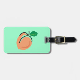 Food For Thought_Totally Fruity_Peach Luggage Tag