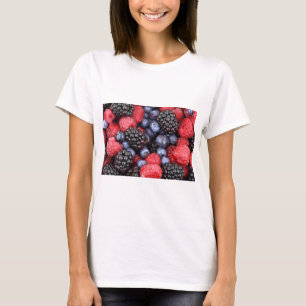 Food Fruit Berries Pattern T-Shirt