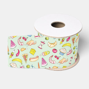 Food Grosgrain Ribbon