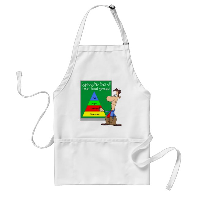 Food Groups Adult Apron (Front)