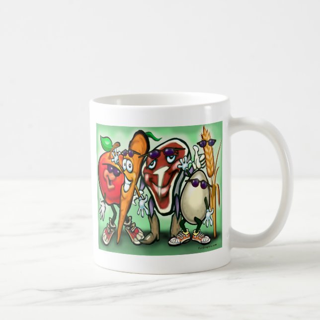 Food Groups Coffee Mug (Right)