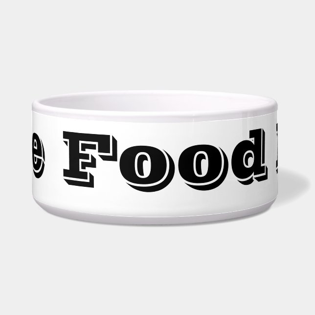 Food Here Pet Bowl (Front)