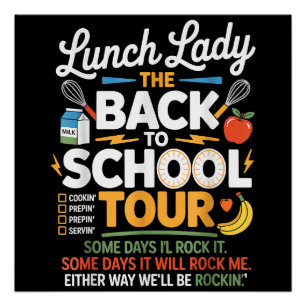 Food Humor Back to School Poster