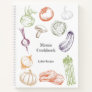 Food Illustration Personalized Mom's Recipe Book