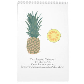 Food Inspired Calendars, Choose Year Calendar