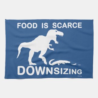 Food is scarce, downsizing hand towel