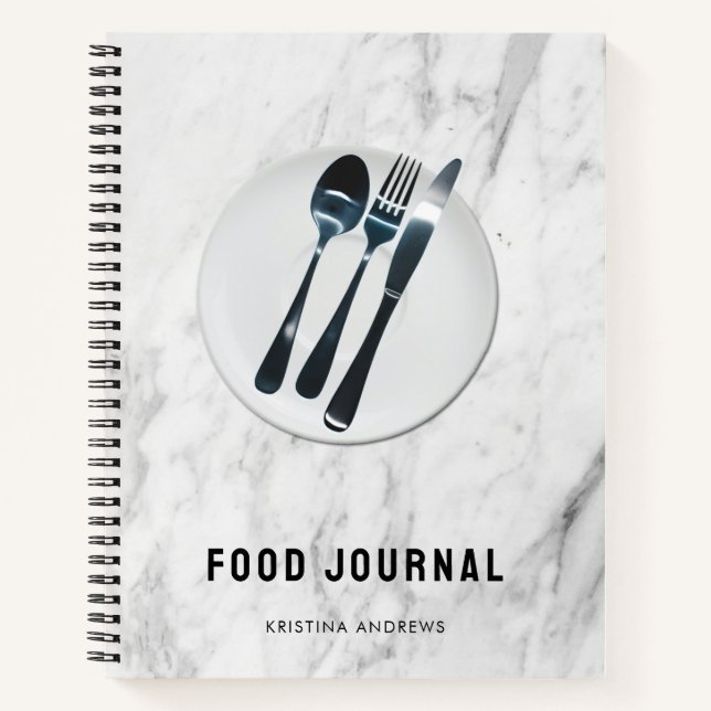 Food Journal Men Women Meal Diary (Front)