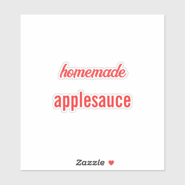 Food Label Canning Jar Applesauce Sauce Bakery (Sheet)