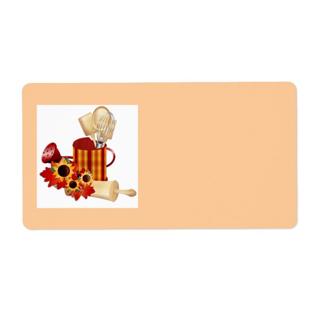 food label....kitchen label (Front)
