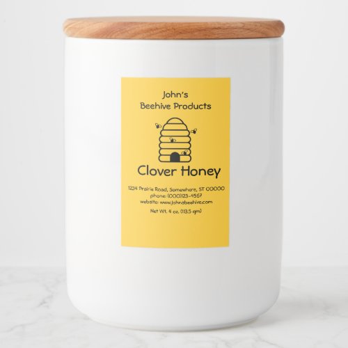 Food Label _ Skep for Honey Business