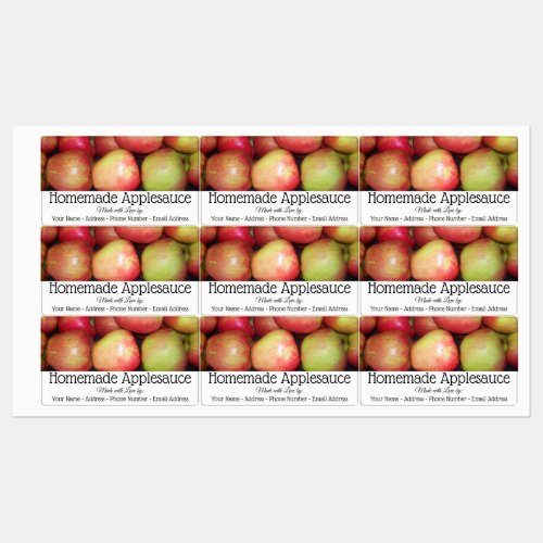 Food Labels _ Crate of Apples