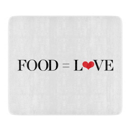 Food  Love Cutting Board