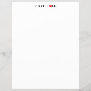 Food = Love Flyer