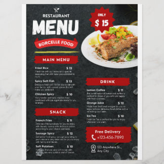 Food Menus Food Menus Flyer