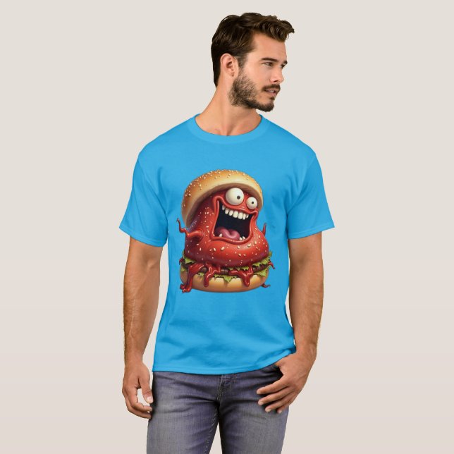 Food Monsters EVIL SLOPPY JOE T-Shirt (Front Full)