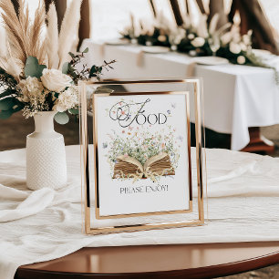 Food New Chapter Book Theme Wildflower Poster