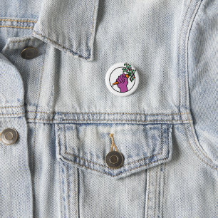 Food Not Bombs logo Button