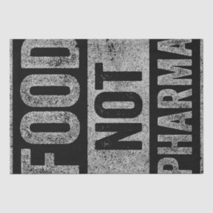 Food Not Pharma Natural Organic Nutrition Tissue Paper