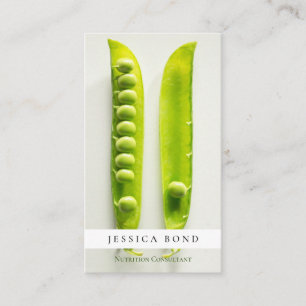 Food Nutrition Photo Professional Business Card
