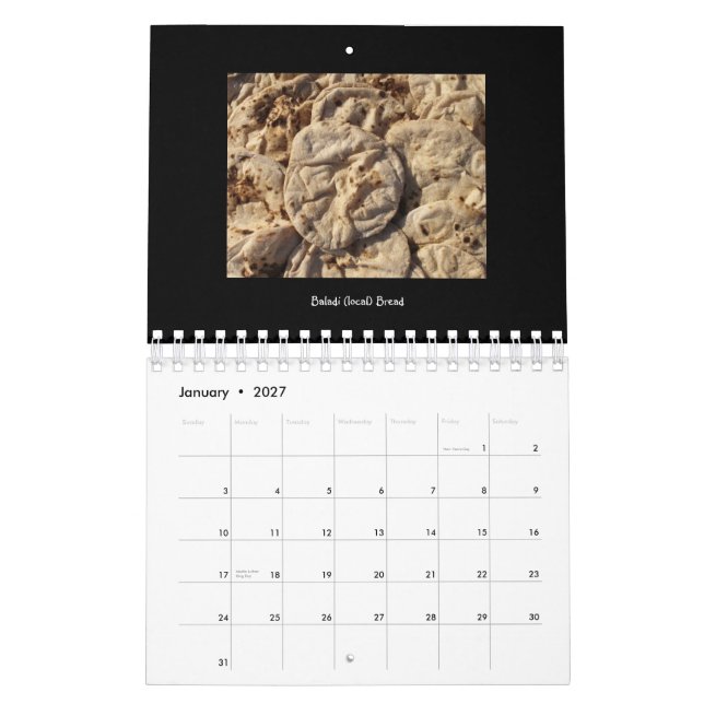 Food of Egypt 2012 Calendar (Jan 2027)