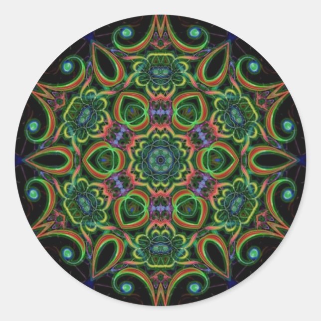 Food of The Soul (edit) Classic Round Sticker (Front)