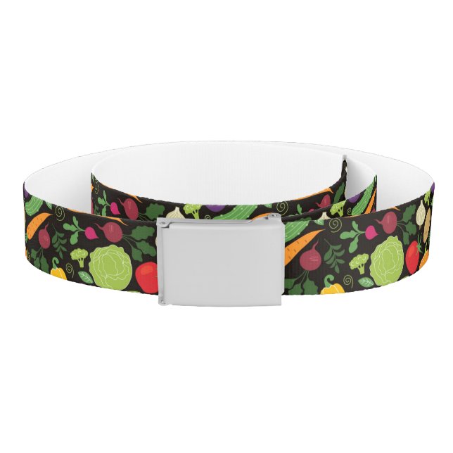 Food on a black background belt (Coil)